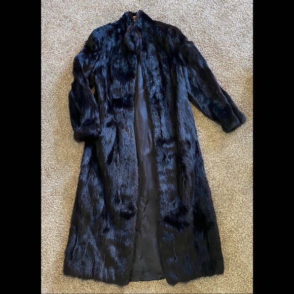 Vintage Black mink coat with bemberg lining - Picture 1 of 2